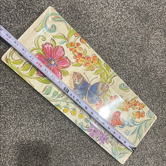 Floral Butterfly Serveware Tray - Picture 3 of 3